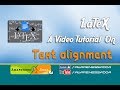 LaTeX Tutorial For Text alignment in Telugu - AwarenessAdda.com