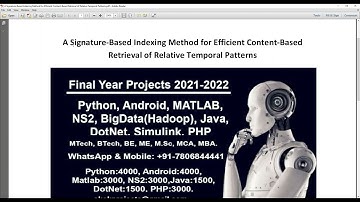 A Signature Based Indexing Method for Efficient Content Based Retrieval of Relative Temporal Pattern