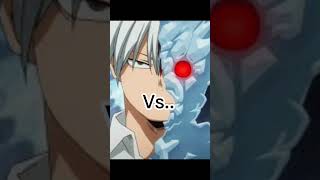 When Shoto only uses his ice…vs..both.. #shototodoroki #mha #short ￼