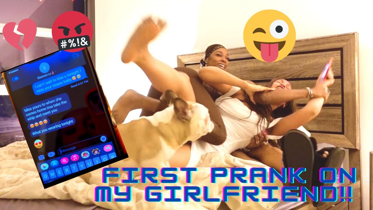 FIRST PRANK ON MY GIRLFRIEND!!!! TEXTING ANOTHER GIRL (CHEATERS EDITION) ( MUST WATCH!!!!!)
