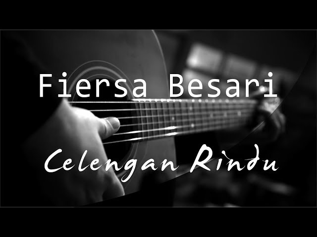 Celengan Rindu - Fiersa Besari ( Acoustic Karaoke ) class=