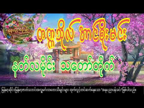 တက္ကသိုလ် အောင်စိုးမင်း/စက်ဆရာများနှင့်ဝါသနာရှင်များအကြိုက်/နတ်လမိုင်း သတော်တိုက်