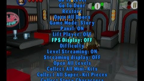 LEGO Star Wars: Unused Debug Menu NTSC GameCube