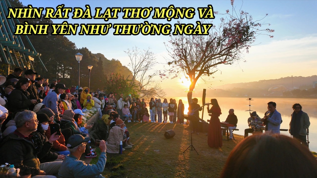 Dù khách đông Đà Lạt vẫn rất thơ mộng và bình yên như mọi khi