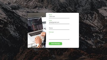How To Create a Contact Form With Floating Labels