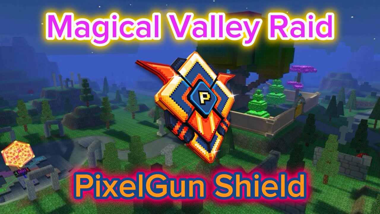 PG3D | Dash style special category weapon - PixelGun Shield - magic raid gameplay