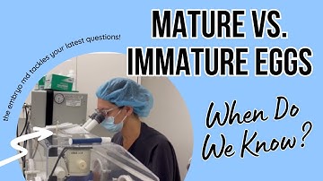 Mature vs Immature Eggs: When Do We Know?