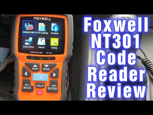 FOXWELL NT301 OBD2 Scanner Live Data Professional Mechanic OBDII Diagnostic  Code Reader Tool for Check Engine Light