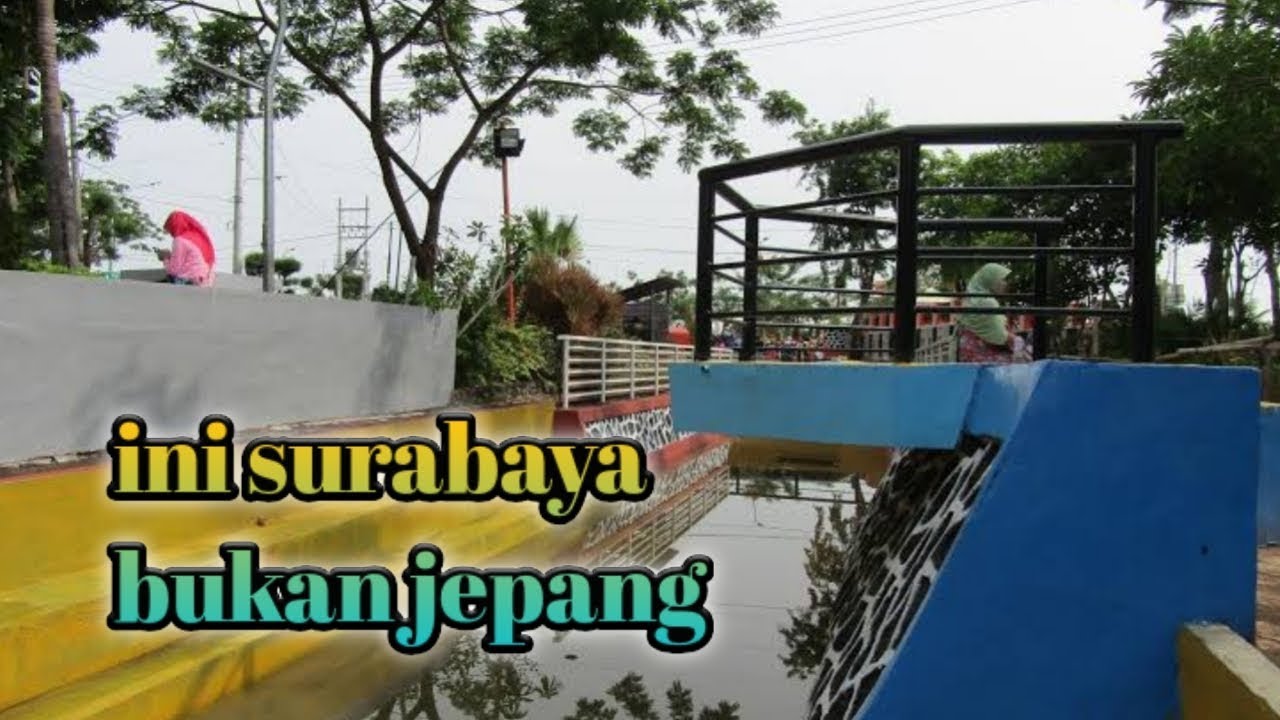 begitu indahnya sungai di taman bulak ini