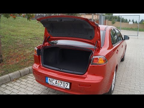 Mitsubishi Lancer - How to Open the Trunk