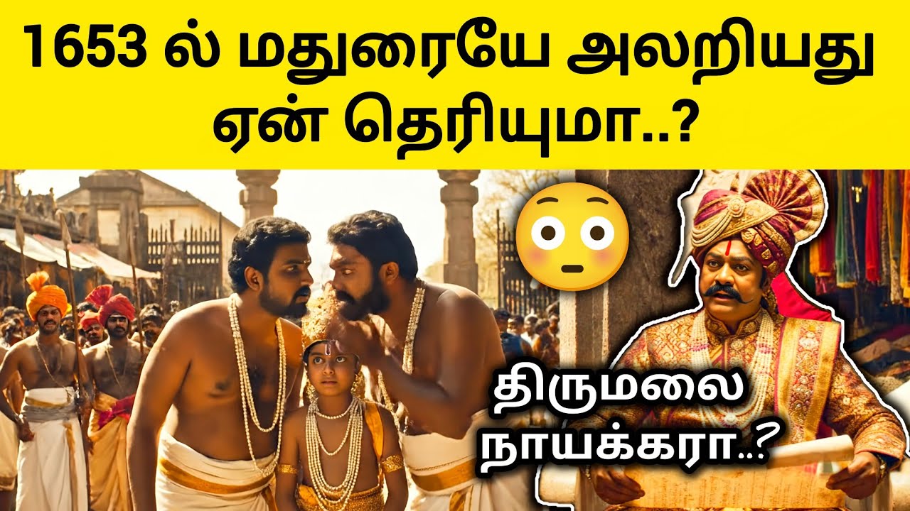 மிரண்ட திருமலை நாயக்கர் 😲 Thirumalai Nayakar History in Tamil #madurai