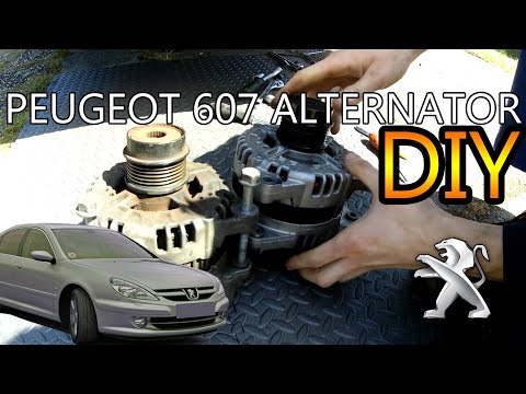 Peugeot 607 2.7HDI V6 Alternator / Dynamo replacement at home