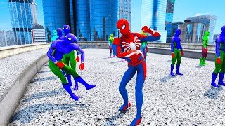 GTA 5 Epic Water Ragdolls Spiderman Vs Minions, Hulk, Squid Dolls, Gorilla, King Kong