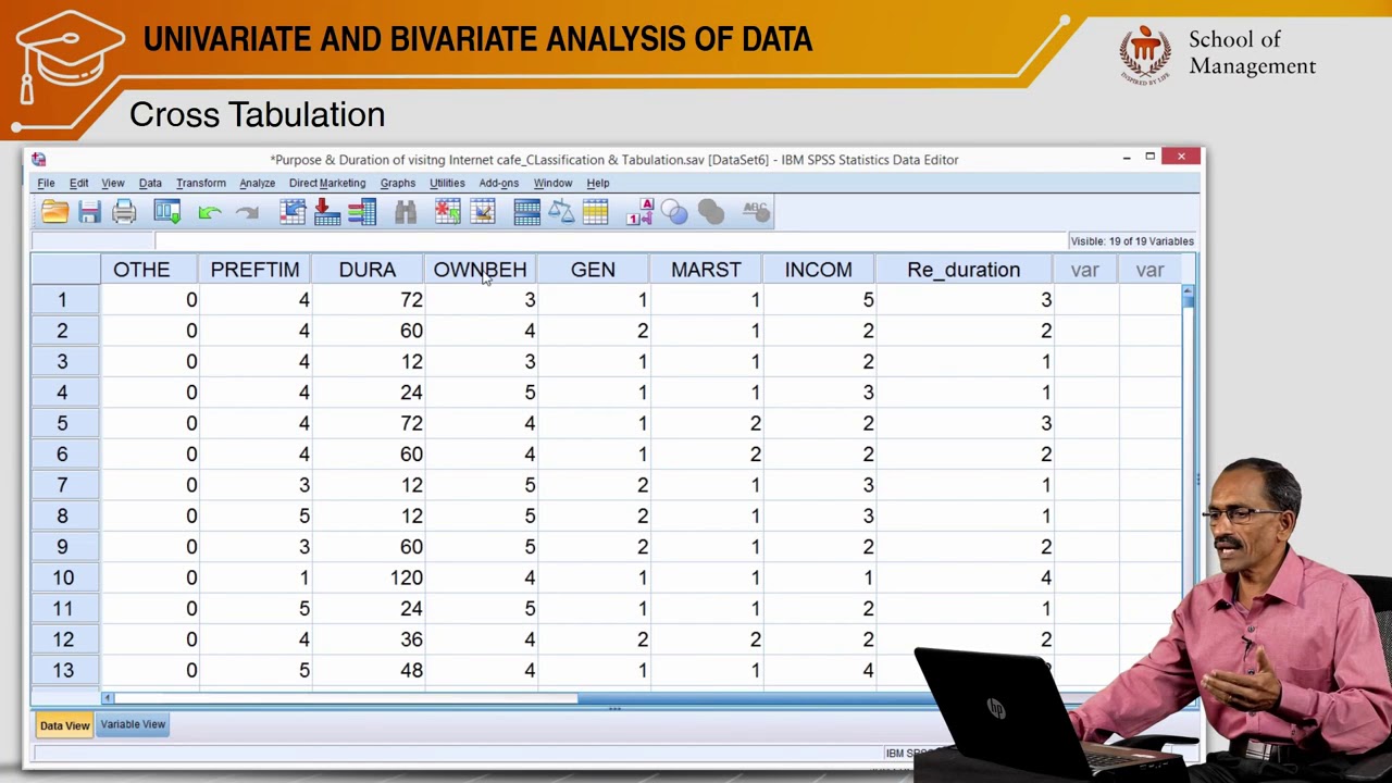 Descriptive analysis of bivariate data - YouTube