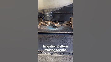 Irrigation pattern making on vmc  #powermill #machine #vmc #cncvmc #pattern #diemould #worldcadcam