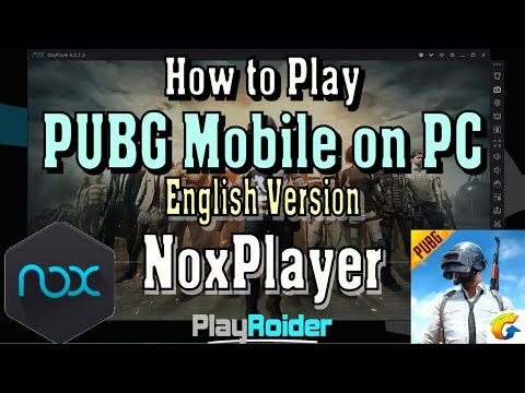 How To Play Pubg Mobile On Pc English Mouse And Keyboard With Noxplayer Youtube