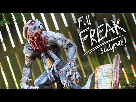 "the-freak"-|-autodale's-monster-(clay-sculpture)
