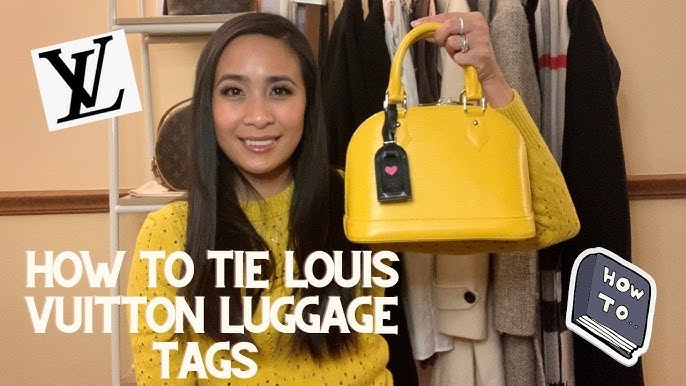 Louis Vuitton Luggage Tag and Zodiac Hot Stamping 