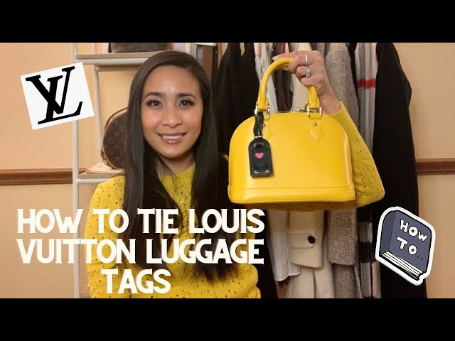 The Louis Vuitton hang tag from my new purse makes a perfect