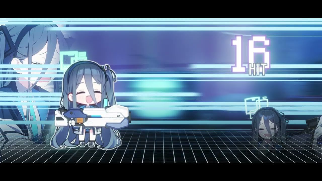 アリス。ノリノリで銃乱射。