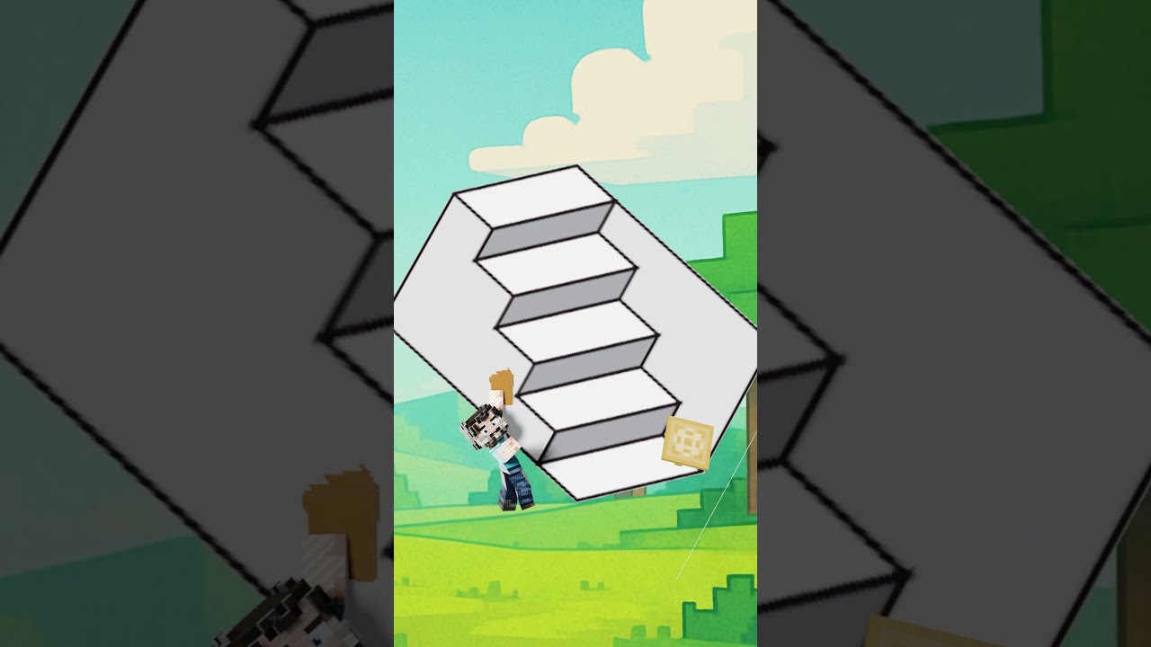 Steve S Is Trapped In The Stairs Illusion Shorts Loop