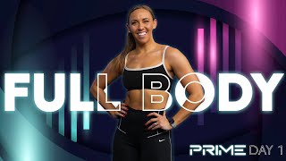 30 Minute Full Body Dumbbell Strength Workout | PRIME  Day 1 #athomeworkout #strengthtraining