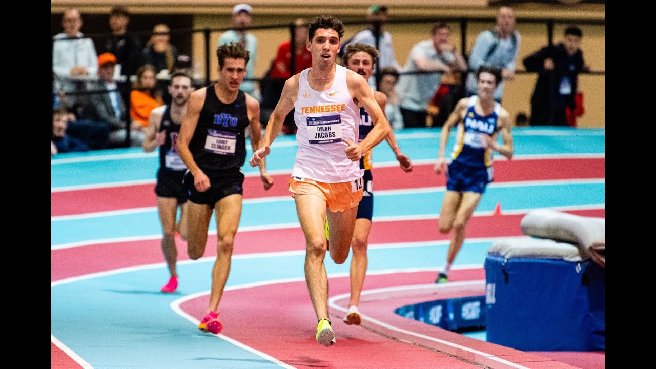 Dylan Jacobs Reacts to winning NCAA 5000m title YouTube