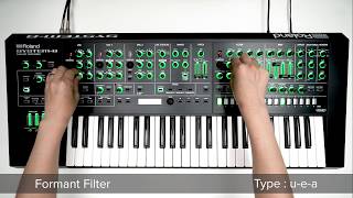 Roland SYSTEM-8 v.1.20 - New FILTERS