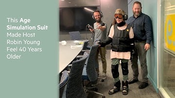 This Age Simulation Suit Made Host Robin Young Feel 40 Years Older