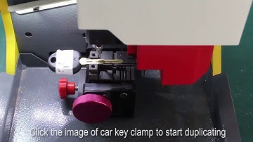 SEC-E9 key cutting machine --- How to Duplicate Double Sided Standard Key Without Data in Software