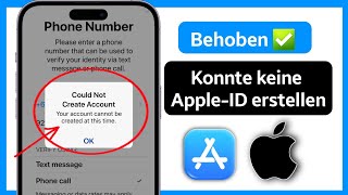 So Beheben Sie Das Problem Apple-Id Konnte Nicht Erstellt Werden Could Not Create Apple Id