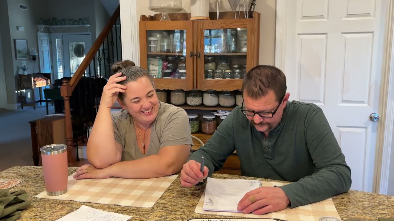 Pantry challenge. How we make our meal plan and shopping list. 