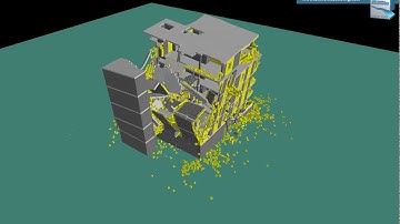 INACHUS - Multifamily House, Strong Earthquake, Case 1 - Non-structural elements included