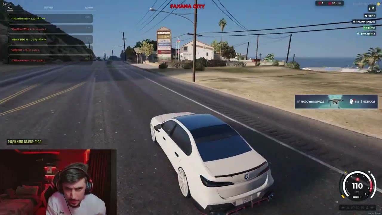 ئاريشين روژانه ل فه خامه ستي FAXAMA CITY FIVEM GTA 