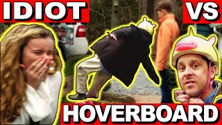 Hoverboard Crashes EPIC FAIL! Man Hits The Bricks Hard Showing OFF! LMAO