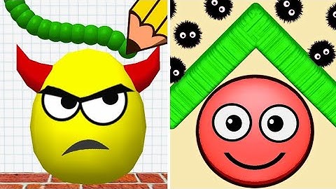 Draw To Smash VS Hide Ball Brain Teaser Games SpeedRun Gameplay Android iOS #1