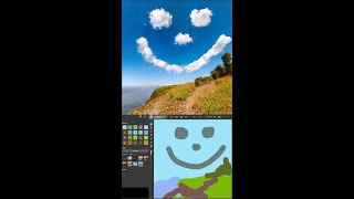 Using AI to generate landscapes in seconds - Nvidia Canvas (Short)