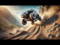 Thử thách xe đi trên đường lồi lõm trong game BeamNG drive