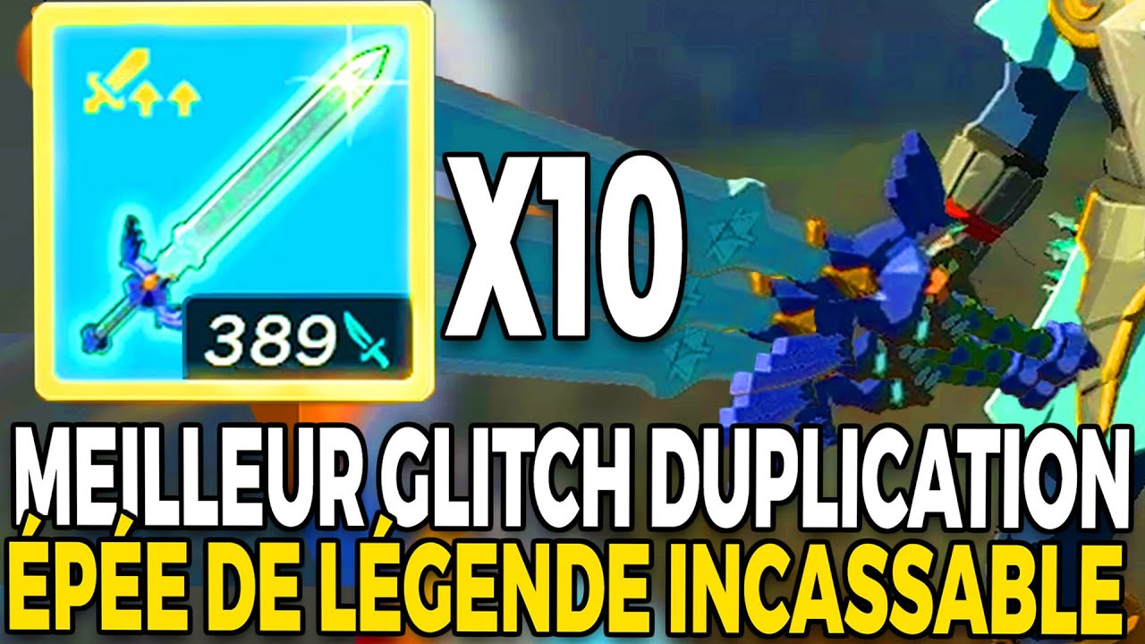 ÉPÉE DE LÉGENDE INCASSABLE (4 COEURS FACILE DUPLICATION GLITCH TEARS OF