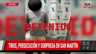 🚨 Tiros Y Persecución En San Martín