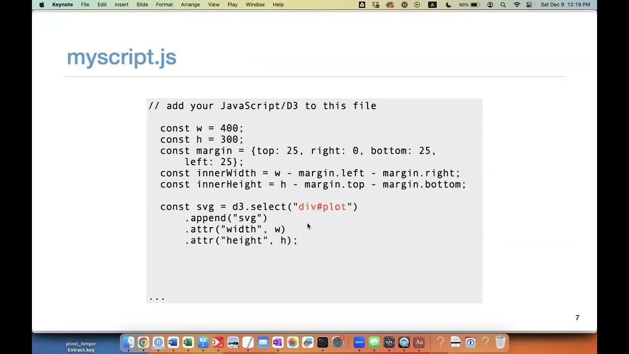 Adding D3 to EDAV final project - YouTube