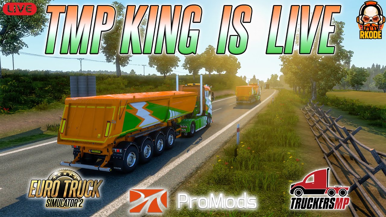 ETS2 Live | TruckersMP Live | Euro Truck Simulator 2 Live | Logitech G29 Gameplay | RKODE Gaming