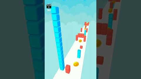Cube Stacker Surfer 3D Gameplay