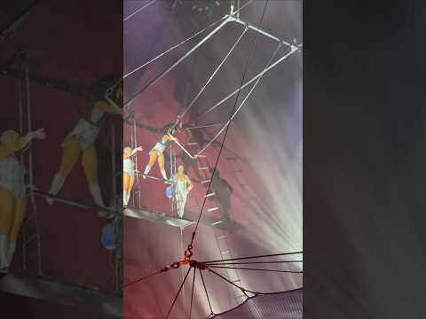 Acrobacia incrível de tirar o fôlego no Circo do Tiru