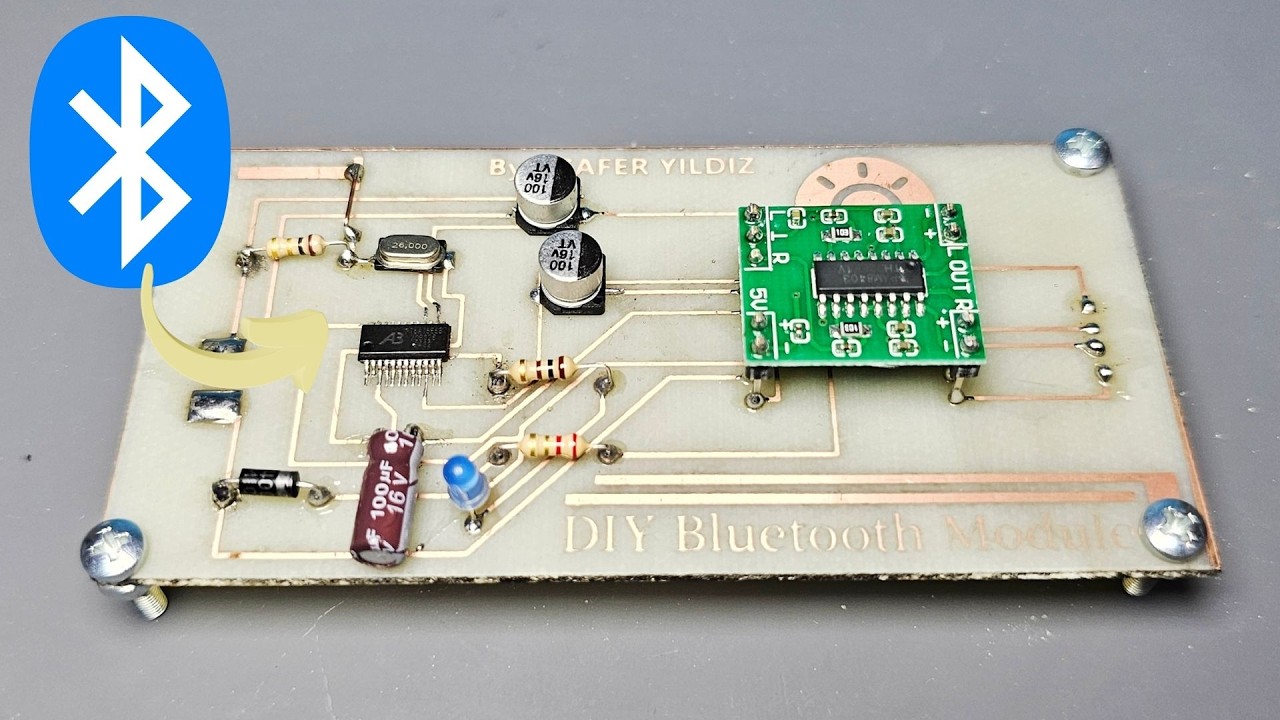 Build Your Own Bluetooth Module From Scratch! (No Arduino) - YouTube