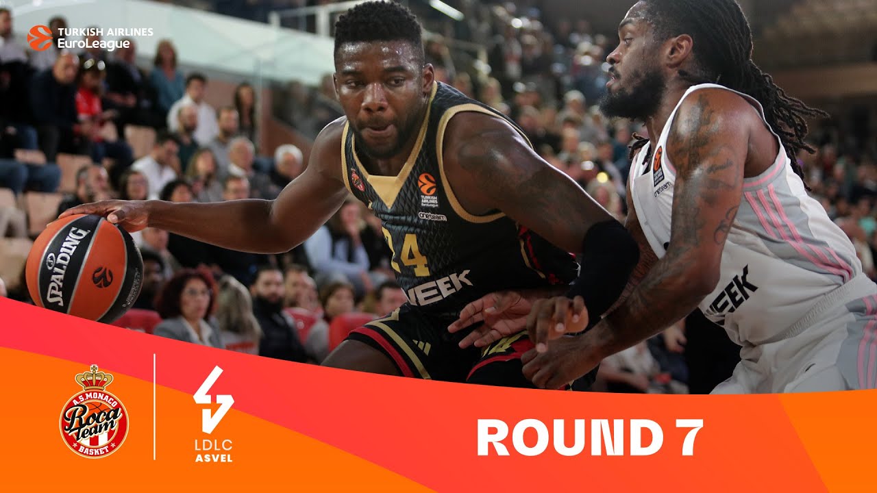 AS Monaco-LDLC ASVEL Villeurbanne - Round 7 Highlights - 2023-24 Turkish Airlines EuroLeague