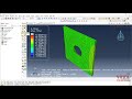 ABAQUS  | plate with hole | part 03 | Linear static Analysis