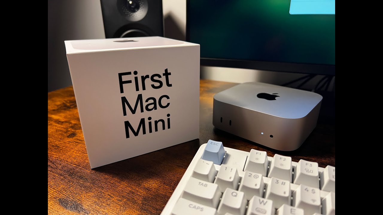 my first Mac mini - YouTube
