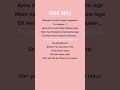 Tere Bina Song Lyrics: Apne Dil Se Haq Mitaate