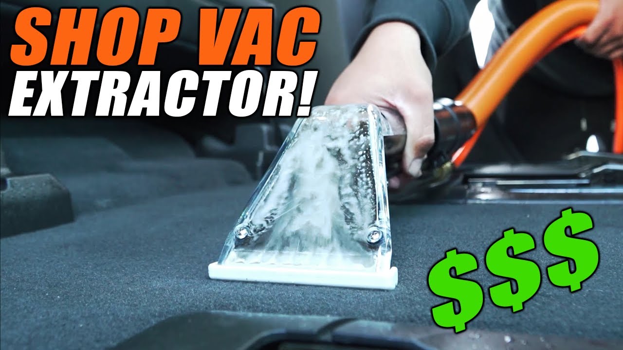 Carpet Vac Extractor Attachment-Tool Cleaning Vacuum Clear Upholstery Car  Detailing Turn Shop Vac Into An Extractor